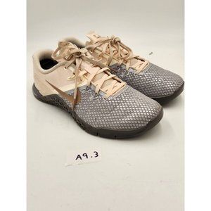 Nike Metcon 4 XD MTLC Athletic Training Shoes Grey AV2252-001 Women's Size 9.5